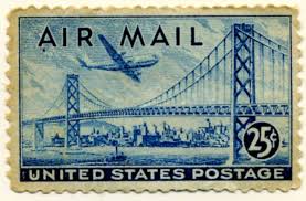 Postage stamp categories - airmail stamp