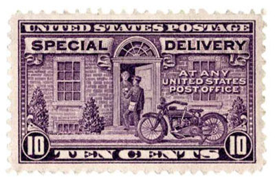 express mail or special delivery stamp