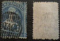 [Queen Victoria -  Perforated by Order from the Dunedin Postmaster, type A15]