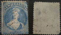 [Queen Victoria -  Perforated by Order from the Dunedin Postmaster, type A15]