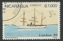 [International Stamp Exhibition "STAMPWORLD LONDON '90" - Old Steam Ships, type CDZ]