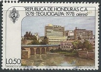 [Airmail - The 400th Anniversary of Founding of Tegucigalpa, වර්ගය MU]