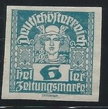 [Newspaper Stamps - Thin White Paper, 类型 XBN3]