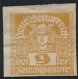 [Newspaper Stamps - Thin White Paper, 类型 XBN5]