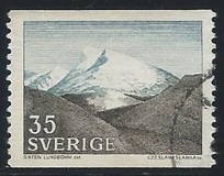 [Mountain Scenery and Uppsala Cathedral, type GS]