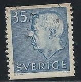 [King Gustaf VI Adolf of Sweden & Tree Crowns - New Colors and Values, Tip FA60]