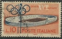[Giochi della XVII Olimpiade, Roma - Stampatore: i.p.s. officina carte valori - Roma - Filigrana: stelle I, Scrivi YF]
