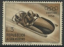[Winter Olympic Games - Cortina d` Amprezzo 1956, Italy, jenis HV]