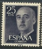 [Definitive Issue - General Franco, Typ AOK3]