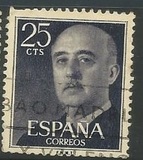 [Definitive Issue - General Franco, Typ AOK3]