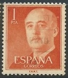 [Definitive Issue - General Franco, Typ AOK10]