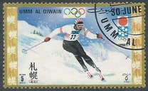 [Airmail - Winter Olympic Games - Sapporo, Japan 1972, тып QV]