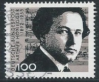 [The 100th Anniversary of the Birth of Athur Honegger, Composer, тип AZQ]