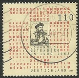[The 600th Anniversary of the Birth of Johannes Gutenberg, 1397-1468, タイプ BSZ]