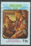[Christmas - "Madonna and Child" Paintings - Issues of 1974 of Grenada, but inscribed "GRENADA GRENADINES", Typ AJ]