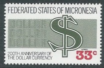 [Airmail - The 200th Anniversary of the Dollar Currency, the 25th Anniversary of the First American to Orbit Earth, and the 200th Anniversary of the U.S. Constitution, type BQ]