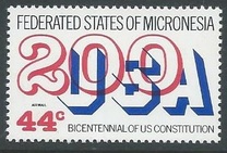 [Airmail - The 200th Anniversary of the Dollar Currency, the 25th Anniversary of the First American to Orbit Earth, and the 200th Anniversary of the U.S. Constitution, type BS]