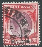 [Straits Settlements Postage Stamps Overprinted "B M A MALAYA" in Black or Red Colour, type A9]