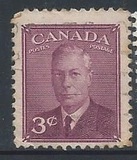 [King George VI - Inscription: "POSTES POSTAGE", typ EL]