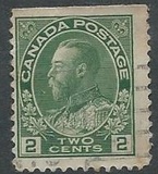 [King George V in Admiral Uniform - New Colors and Values, 유형 AD9]