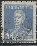 [Definitive Issues - General San Martin, without Period after Value, Tip CW8]
