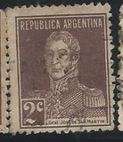 [Definitive Issues - General San Martin, without Period after Value, Tip CW2]