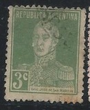 [Definitive Issues - General San Martin, without Period after Value, Tip CW3]