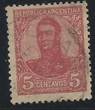 [General San Martin - Watermark 3,4 or Unwatermarked, प्रकार BK5]