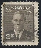 [King George VI - Inscription: "POSTES POSTAGE", typ EK]