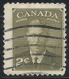 [King George VI - Inscription: "POSTES POSTAGE", typ EK1]