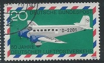 [The 50th Anniversary of the German Airmail, τύπος OD]
