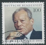 [The 80th Anniversary of the Birth of Willy Brandt, Politician, type BDW]