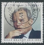 [The 80th Anniversary of the Birth of Willy Brandt, Politician, type BDW]