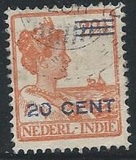 [Queen Wilhelmina - Postage Stamps of 1914-1915 Surcharged, प्रकार K10]
