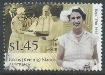 [The 50th Anniversary of the Royal Tour to Australia - Visit of Queen Elizabeth II to Cocos Island, type PC]