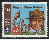 [The 75th Anniversary of the Boy Scout Movement, type OS]