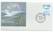 [The 25th Anniversary of the Antarctic Treaty, type BU]