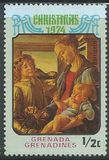 [Christmas - "Madonna and Child" Paintings - Issues of 1974 of Grenada, but inscribed "GRENADA GRENADINES", Typ AJ]
