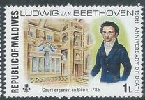 [The 150th Anniversary of the Death of Ludwig van Beethoven, German Composer, 1770-1827, type YS]