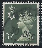 [Regina Elisabetta II - Emissione Regionale: Irlanda del Nord - Carta: 1 banda di fosforo centrale, Scrivi D5]