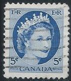 [Queen Elizabeth II - Normal Paper, See 1962 for Fluorescent Stripes, Tip GT4]