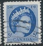 [Queen Elizabeth II - Normal Paper, See 1962 for Fluorescent Stripes, Tip GT4]