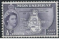 [Queen Elizabeth II, Local Motifs - Inscription "MAP OF THE COLONY", type AL1]