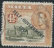 [King George VI and Local Motifs Overprinted "SELF-GOVERNMENT - 1947", type BA7]