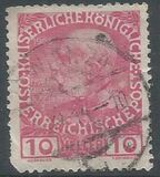 [The 60th Anniversary of the Reign of Emperor of Franz Josef,I. Normal Paper without Varnish Bars, type Y7]