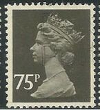 [Queen Elizabeth II. 2-Band Phosphor, tip IB72]