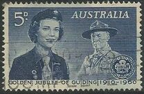 [Golden Jubilee of Guiding, 1910-1960, type FW]