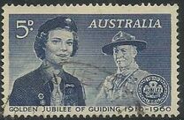 [Golden Jubilee of Guiding, 1910-1960, type FW]