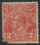 [King George V - Different Watermark, タイプ B35]