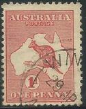 [Definitive Issues - Kangaroo and Map, type A1]